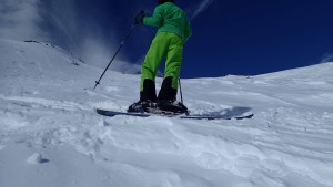 Beginn der Spitzkehre