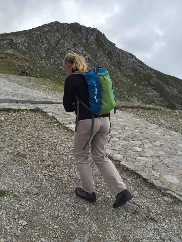 Meine Rucksack war heute auch nicht größer