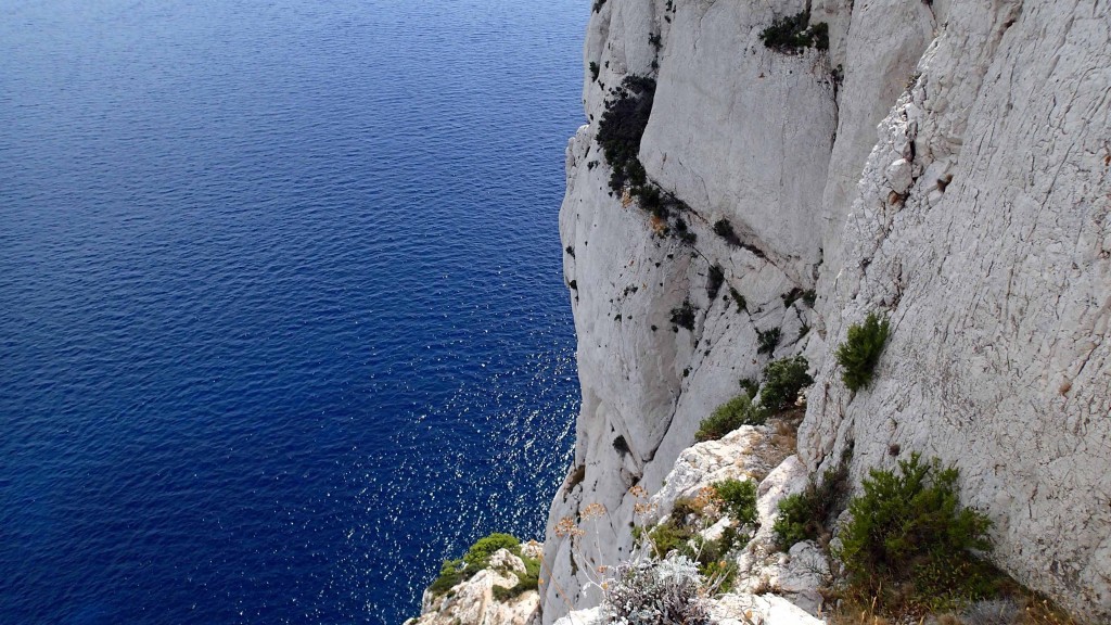 Abstieg vom Col de Lui, zum Teil mit Fixseilen