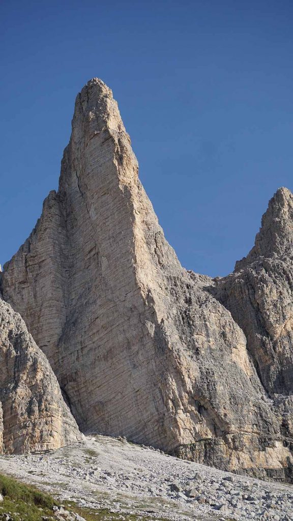 Italien Drei Zinnen Gelbe Kante