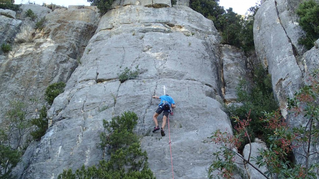 30m lange 5c Routen in bestem Fels