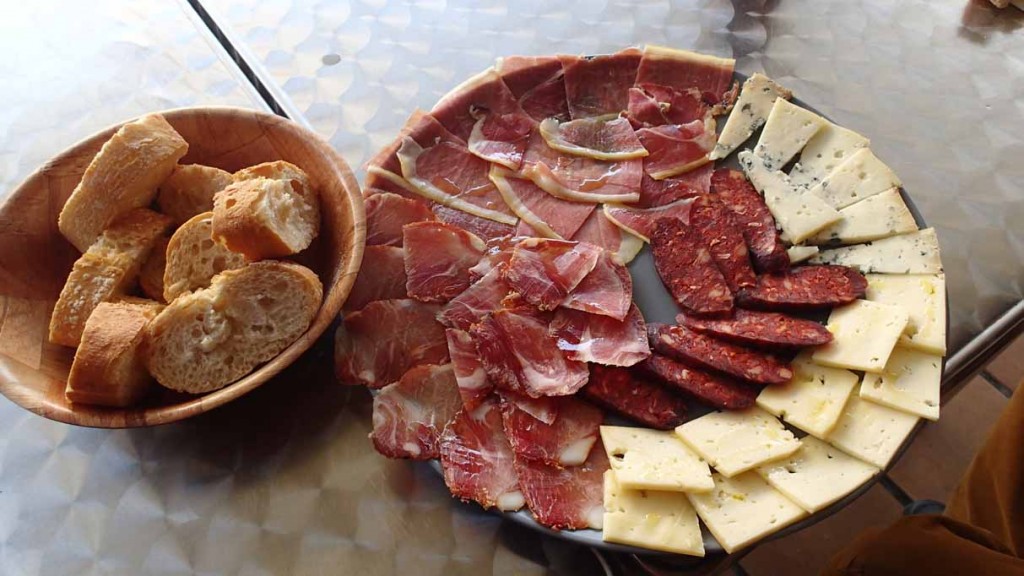 Eine Jausn am Nachmittag, nach dem Klettern wohlverdient