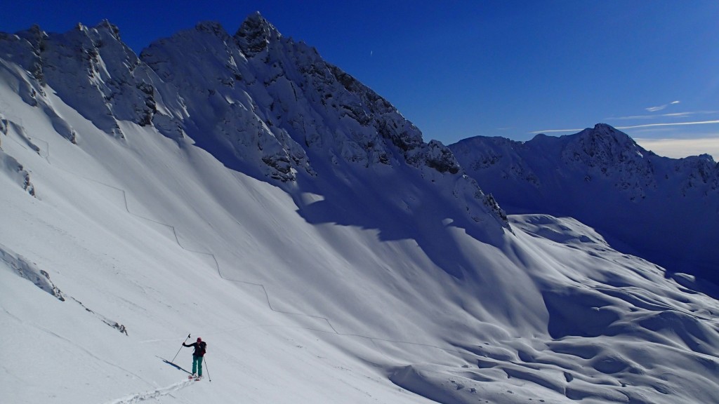 West Hänge Sonneneinstrahlung