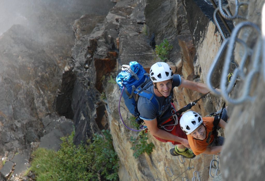 Klettersteig mit Kindern