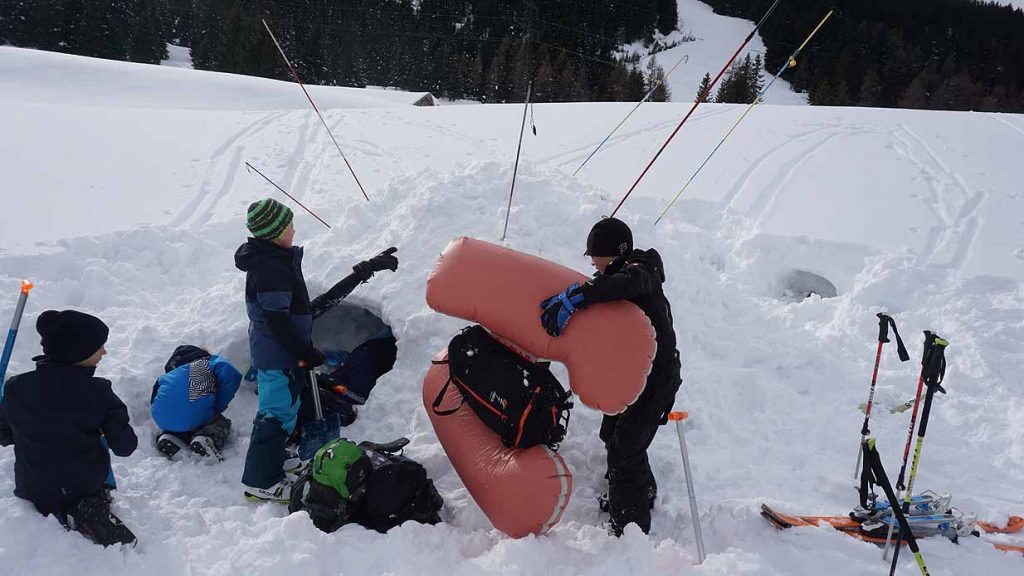 Rucksäcke, Hohlraum, Iglu