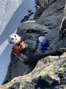 Felsanstieg auf den Vorderen Wilden Turm