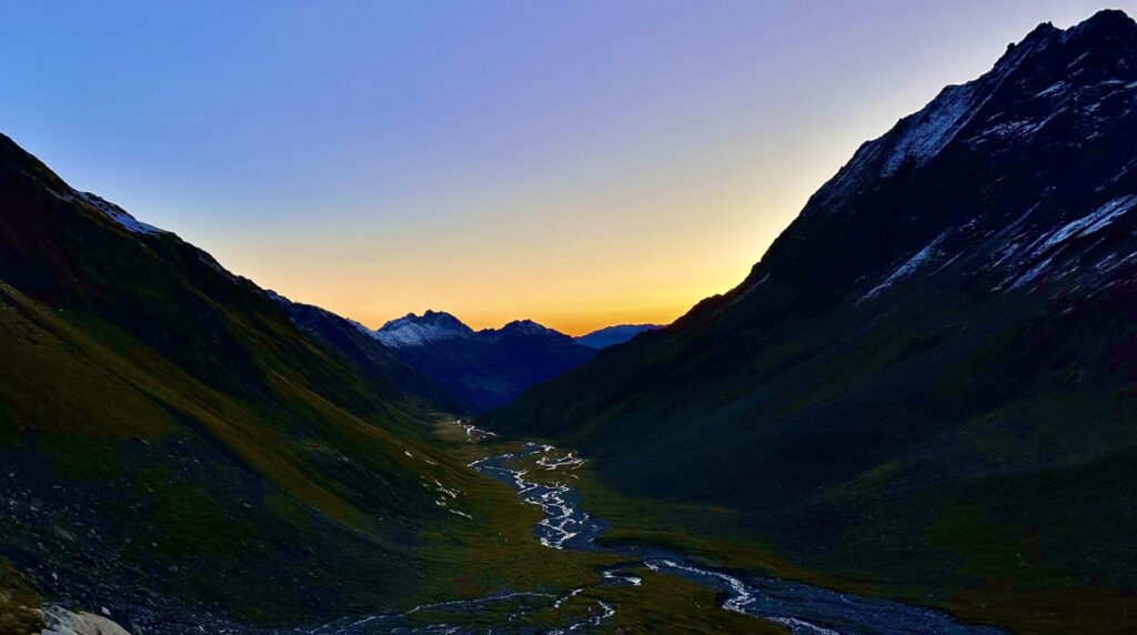 Sonnenaufgang imStubai